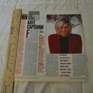 Kate Capshaw clipping Indiana Jones actress 1996 article